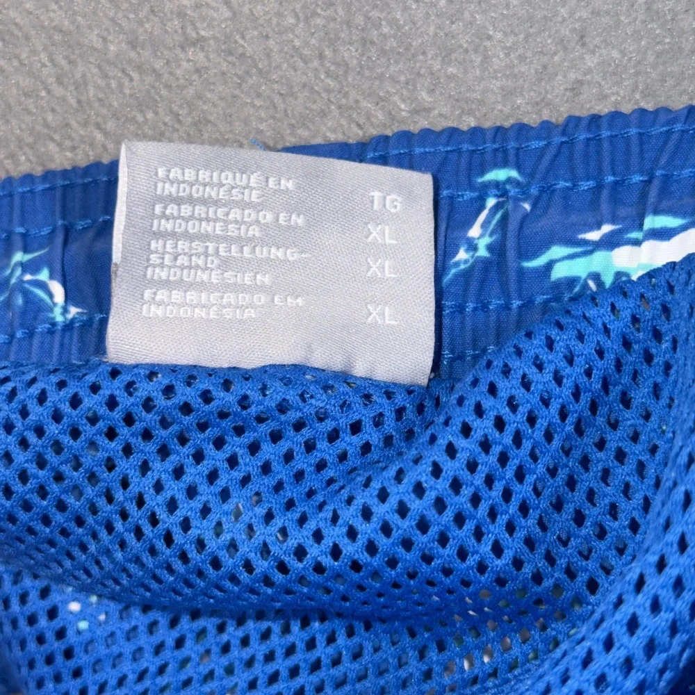 Columbia XL Blue Fishing‎ Boat Print PFG Backcast Coastal Nautical Gorpcore